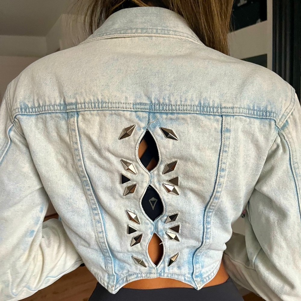 So BARBIE ! Vintage LA Gear jean jacket AMAZING! Rare! S/XS 2/4